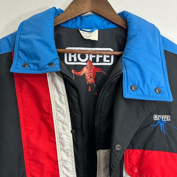 ROFFE Vintage Large Puffy Warm Ski Jacket in Excellent Condition - Picture 5 of 15
